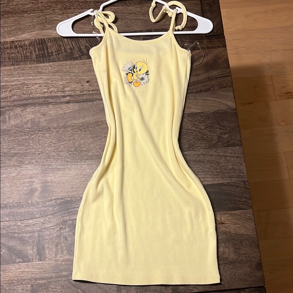 Looney Tunes yellow tank dress